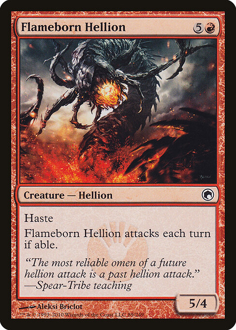 Flameborn Hellion - Scars of Mirrodin - 89
