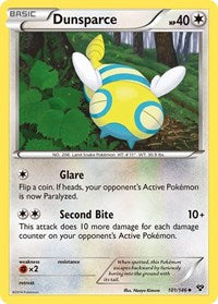 Dunsparce - XY Base Set - 101/146