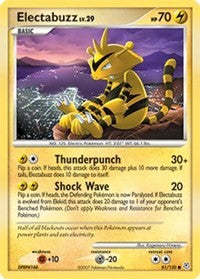 Electabuzz - Diamond and Pearl - 81/130