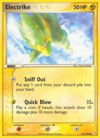 Electrike - EX Crystal Guardians - 52/100