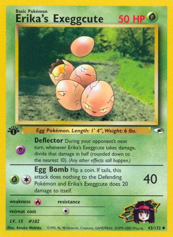 Erika's Exeggcute (43) (043/132) (G1)