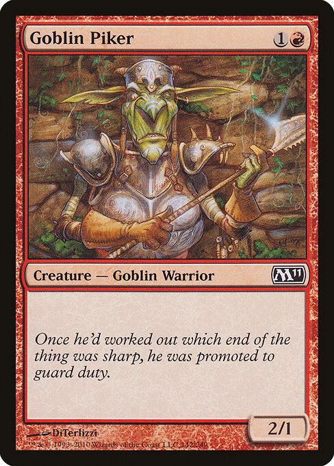 Goblin Piker - Magic 2011 - 142