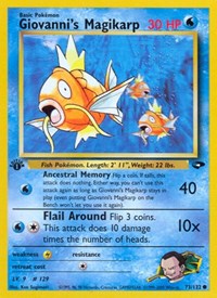Giovanni's Magikarp - Gym Challenge - 073/132