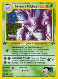 Giovanni's Nidoking - Gym Challenge - 007/132