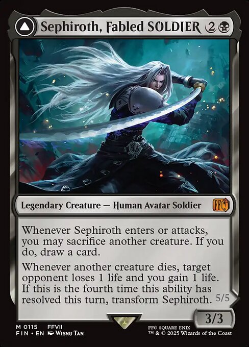 Sephiroth, Fabled SOLDIER // Sephiroth, One-Winged Angel - Final Fantasy - 115