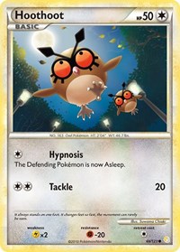 Hoothoot - HeartGold SoulSilver - 66/123