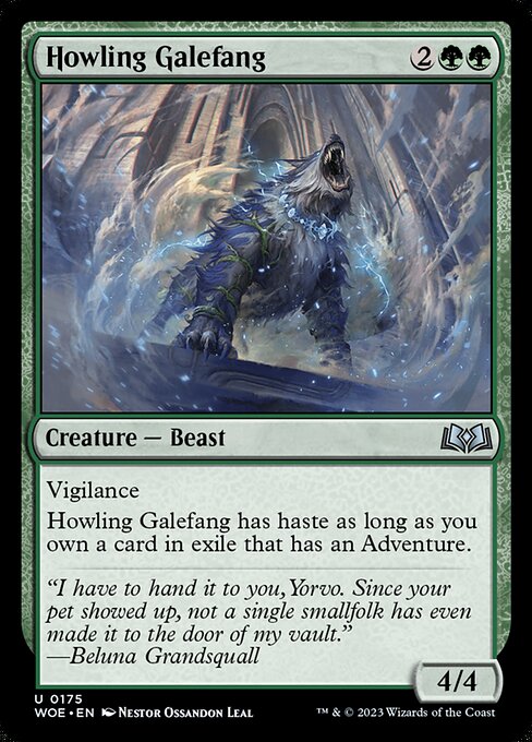 Howling Galefang - Wilds of Eldraine - 175