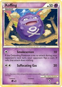 Koffing - HeartGold SoulSilver - 70/123