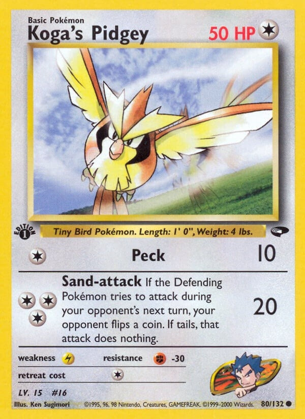 Koga's Pidgey (80) (080/132) (G2)
