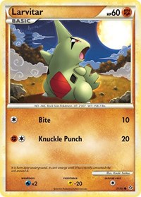 Larvitar (51) - Unleashed - 51/95