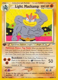 Light Machamp - Neo Destiny - 025/105