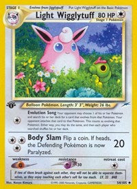 Light Wigglytuff - Neo Destiny - 054/105