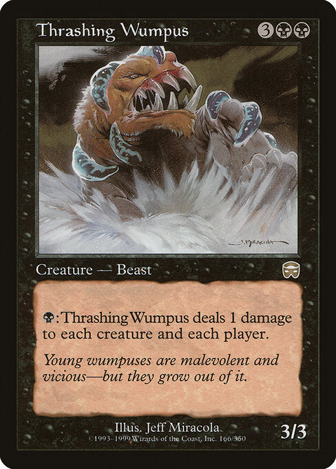Thrashing Wumpus - Mercadian Masques - 166