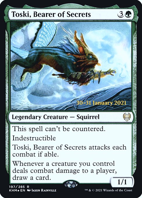 Toski, Bearer of Secrets - Kaldheim Promos - 197s