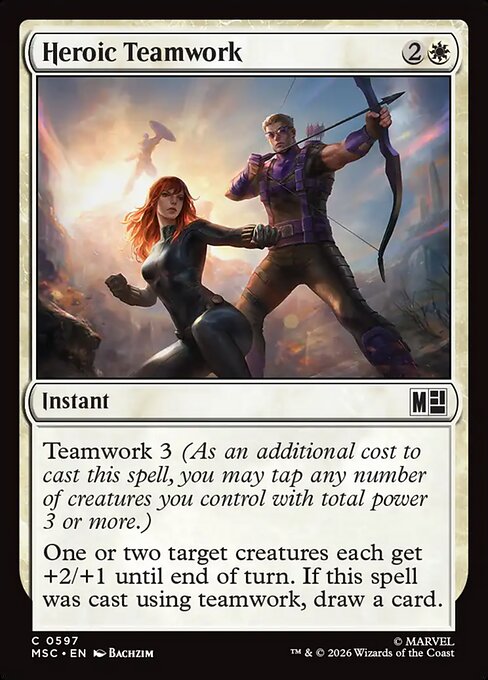 Heroic Teamwork - Marvel Super Heroes Commander - 597