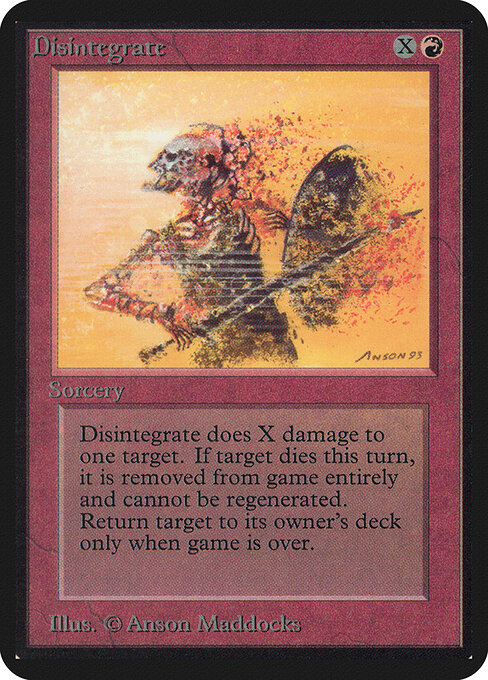 Disintegrate - Limited Edition Alpha - 140