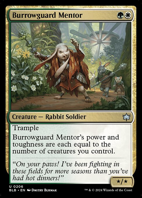 Burrowguard Mentor - Bloomburrow - 206