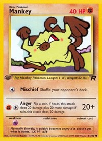 Mankey - Team Rocket - 61/82