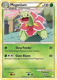 Meganium - HeartGold SoulSilver - 26/123
