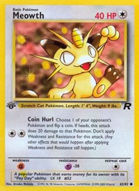 Meowth - Team Rocket - 62/82