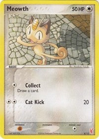 Meowth - EX Trainer Kit 2: Plusle & Minun - 4/12