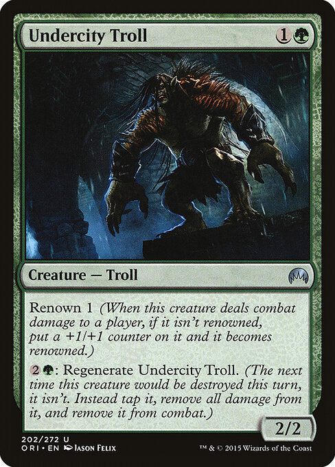 Undercity Troll - Magic Origins - 202