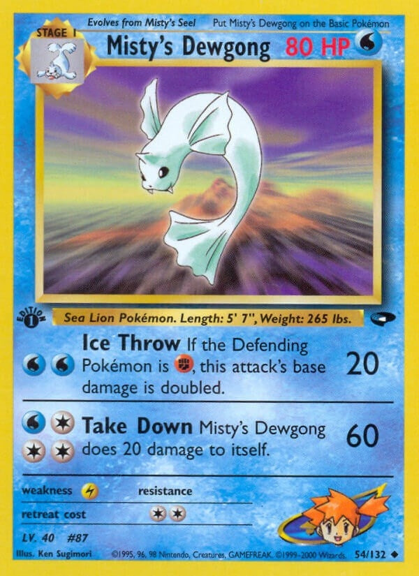 Misty's Dewgong (054/132) (G2)