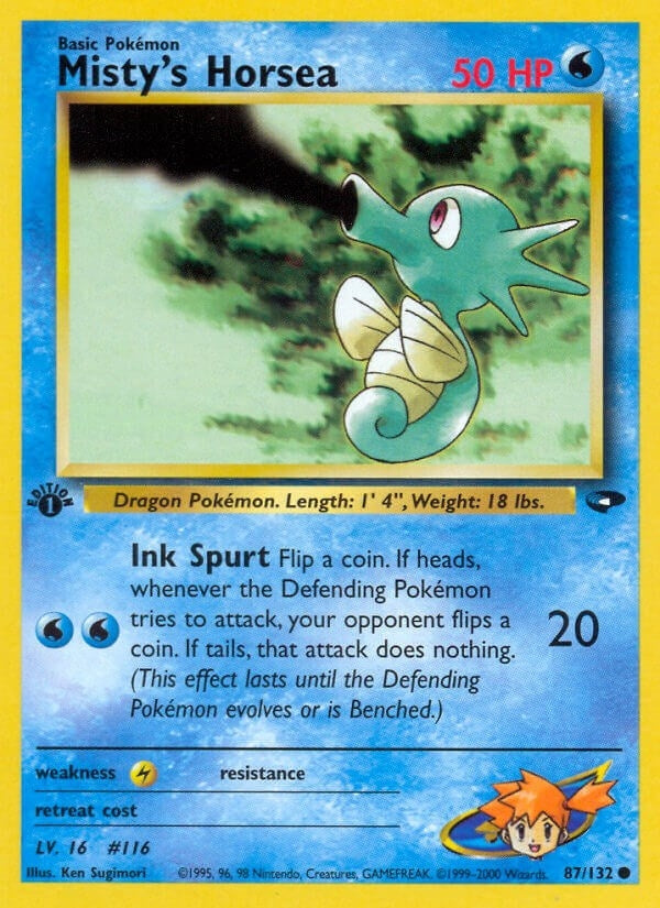 Misty's Horsea (087/132) (G2)