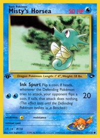 Misty's Horsea - Gym Challenge - 087/132