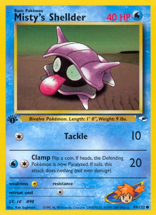 Misty's Shellder (089/132) (G1)
