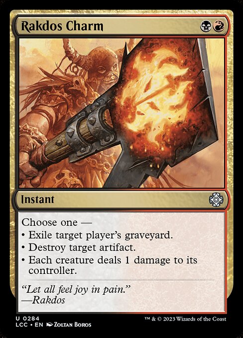 Rakdos Charm - The Lost Caverns of Ixalan Commander - 284