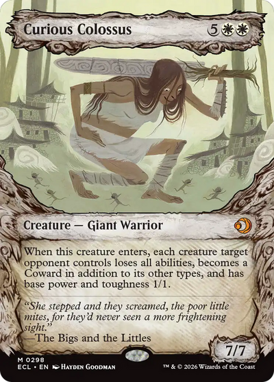 Curious Colossus (Showcase) [Lorwyn Eclipsed]