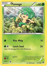Pansage - XY Base Set - 10/146