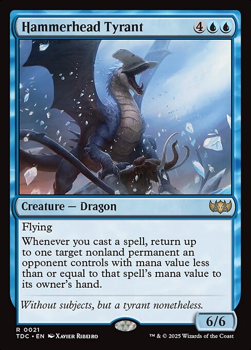 Hammerhead Tyrant - Tarkir: Dragonstorm Commander - 21