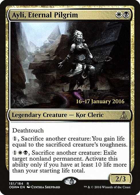 Ayli, Eternal Pilgrim - Oath of the Gatewatch Promos - 151s