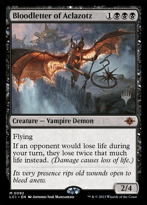 Bloodletter of Aclazotz - The Lost Caverns of Ixalan Promos - 92p