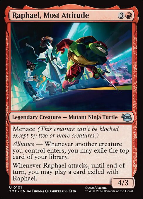 Raphael, Most Attitude - Teenage Mutant Ninja Turtles - 101