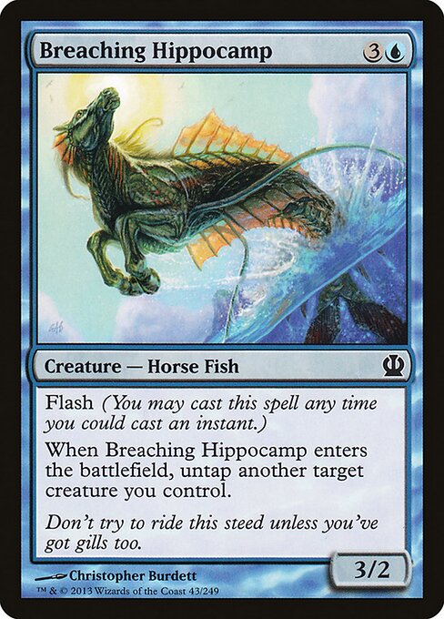 Breaching Hippocamp - Theros - 43