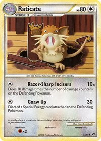 Raticate - Undaunted - 34/90