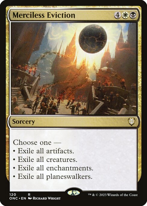 Merciless Eviction - Phyrexia: All Will Be One Commander - 120