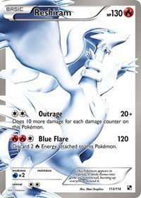 Reshiram (113 Full Art) - Black and White - 113/114