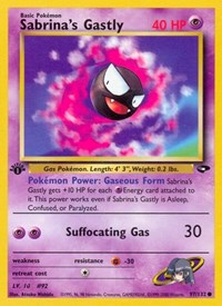 Sabrina's Gastly (97) - Gym Challenge - 097/132