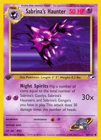 Sabrina's Haunter - Gym Heroes - 058/132