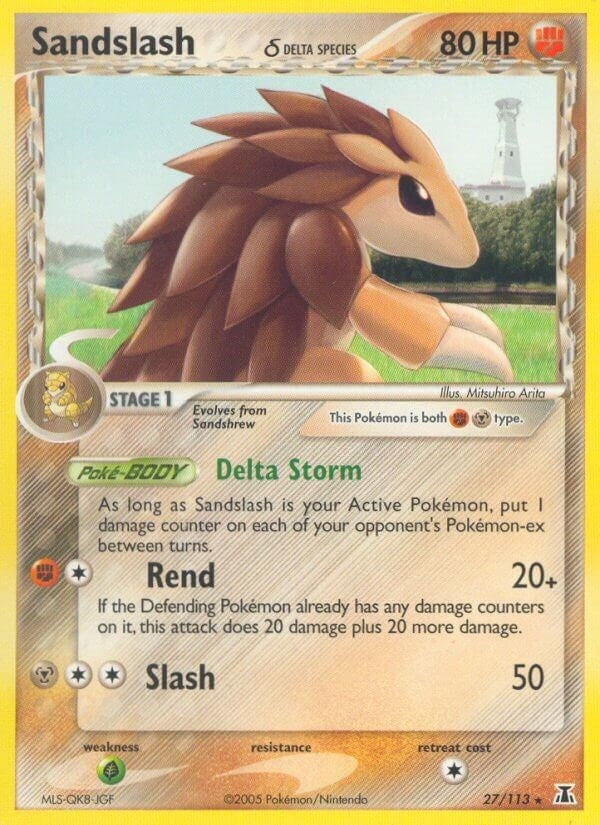 Sandslash (Delta Species) (27/113) (DS)