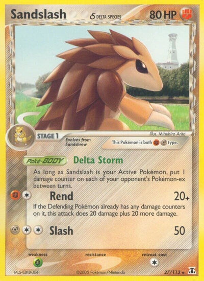 Sandslash (Delta Species) (27/113) (DS)