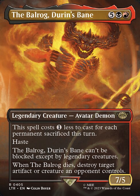 The Balrog, Durin's Bane - The Lord of the Rings: Tales of Middle-earth - 405