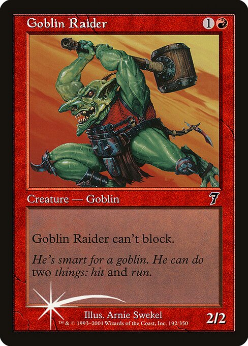 Goblin Raider - Seventh Edition - 192★
