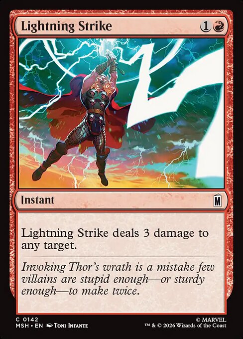 Lightning Strike - Marvel Super Heroes - 142