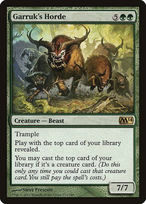 Garruk's Horde - Magic 2014 - 173