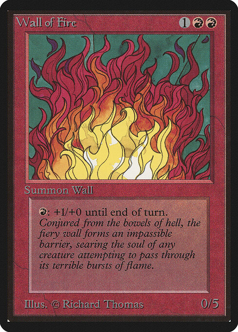 Wall of Fire - Limited Edition Beta - 182